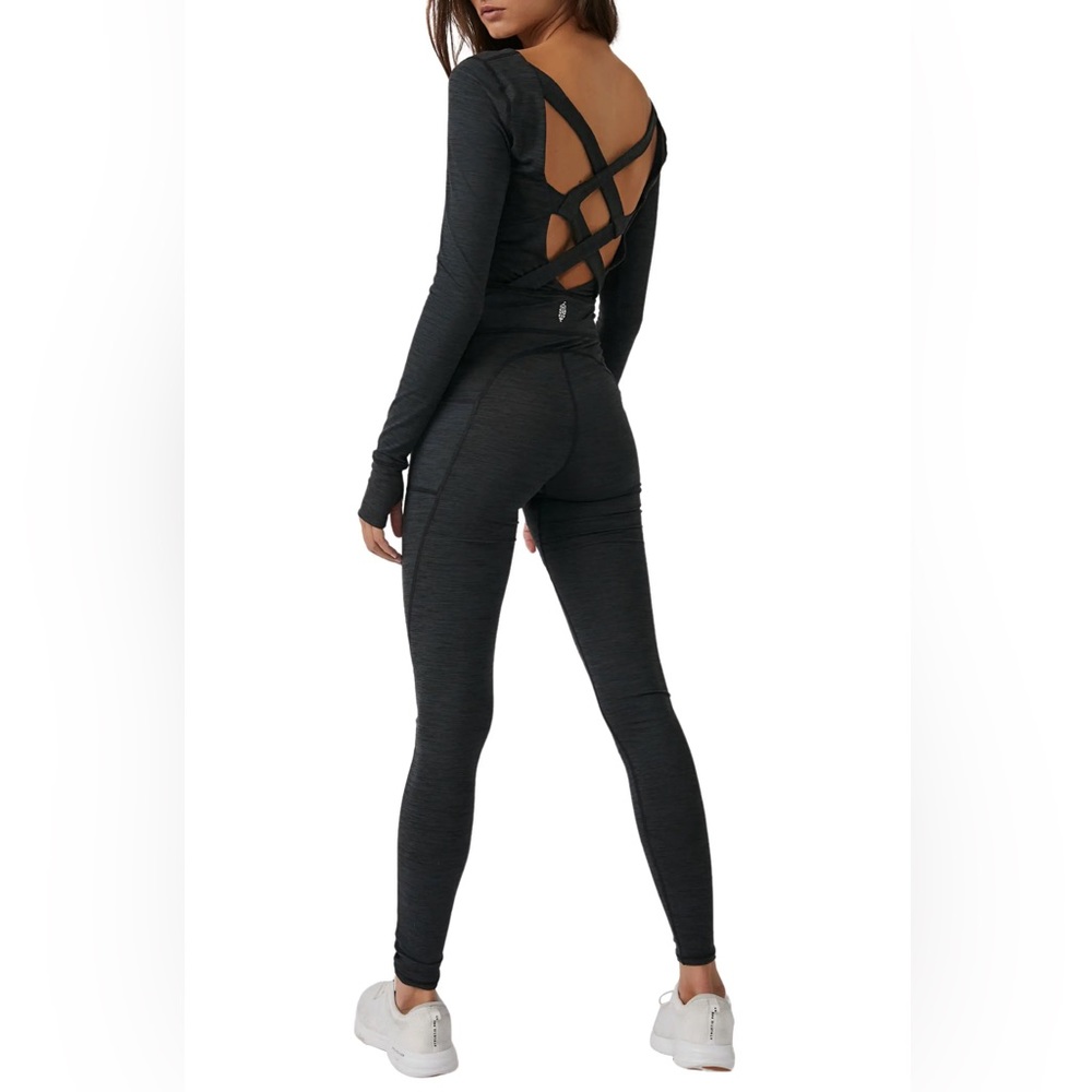 Free people movement Relieve crossback jumpsuit one piece suit size Small